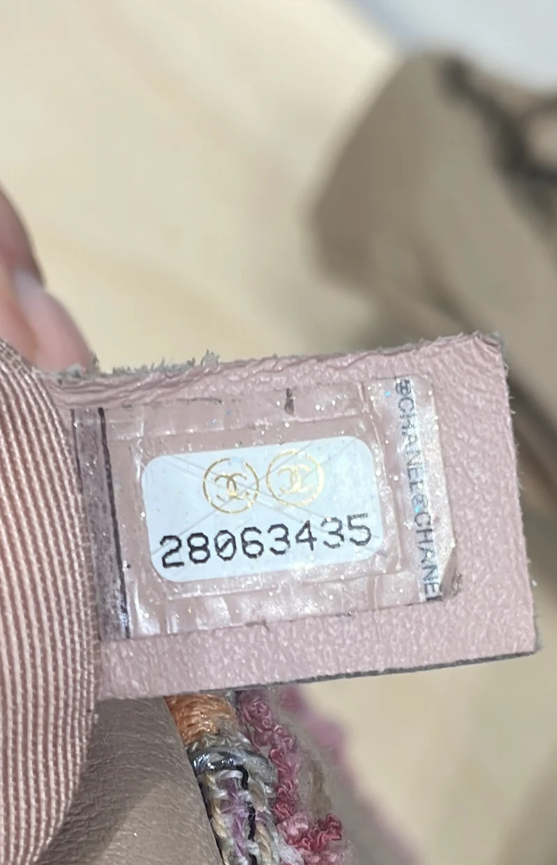 Elegant Trim Single Flap Bag Quilted Lambskin with Tweed Vertical - Deep Luxury