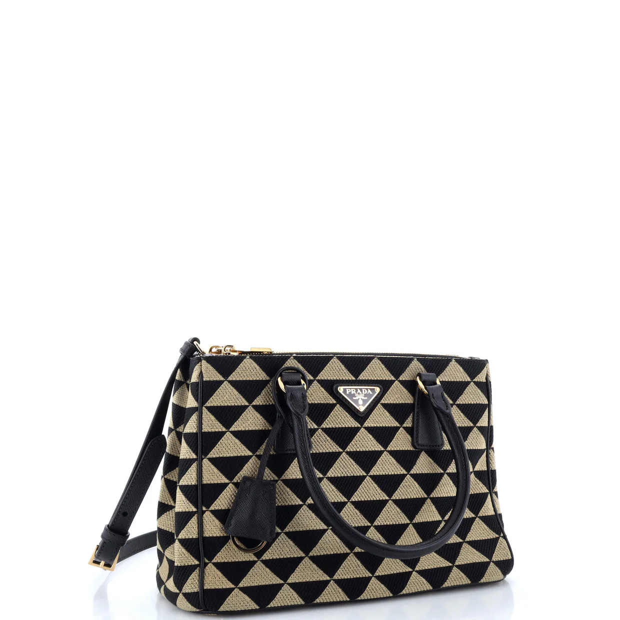 Symbole Galleria Double Zip Tote Jacquard Small - Deep Luxury