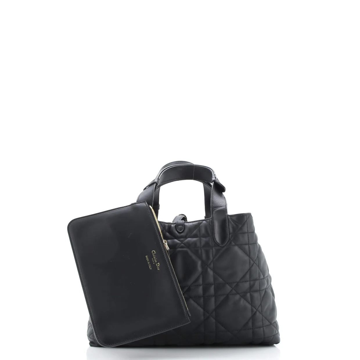 Toujours Tote Bag Macrocannage Quilt Calfskin Medium - Deep Luxury
