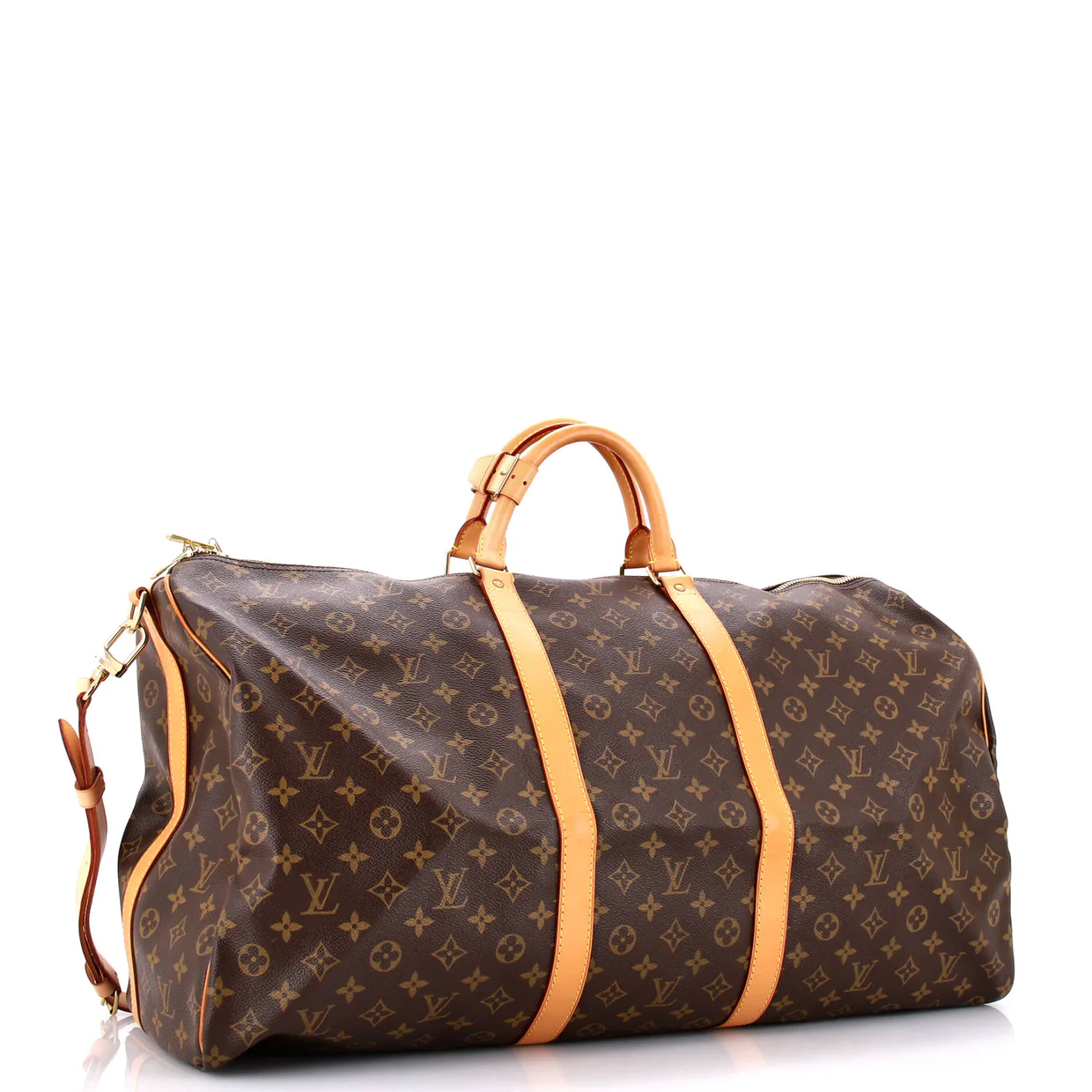 Keepall Bandouliere Bag Monogram Canvas 60 - Deep Luxury