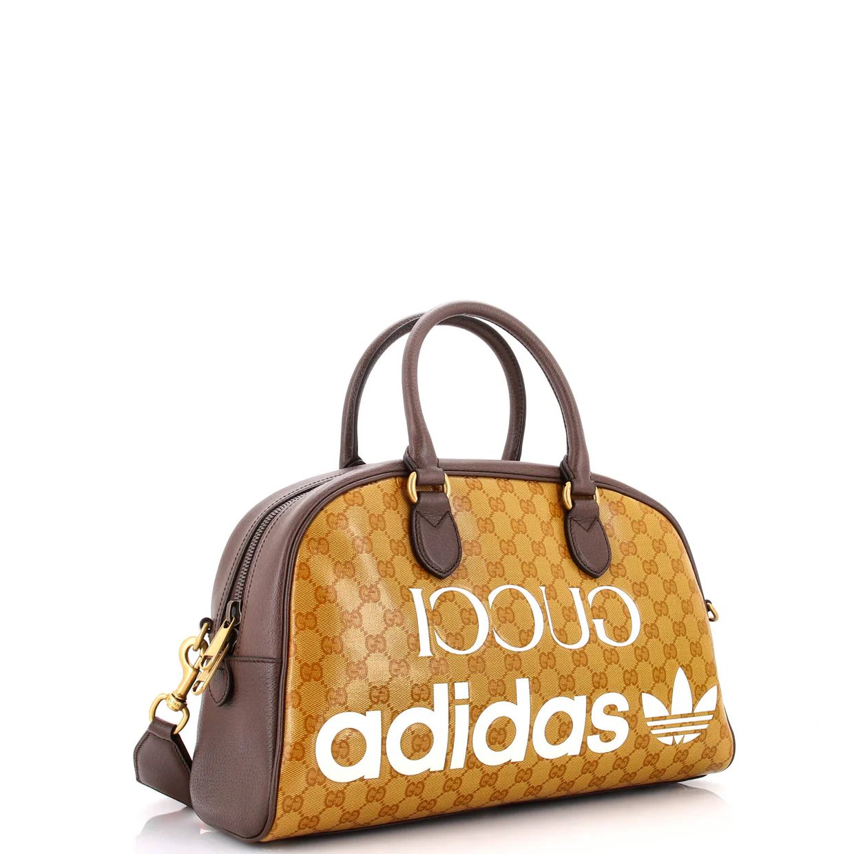 x adidas Duffle Bag GG Coated Canvas Medium - Deep Luxury
