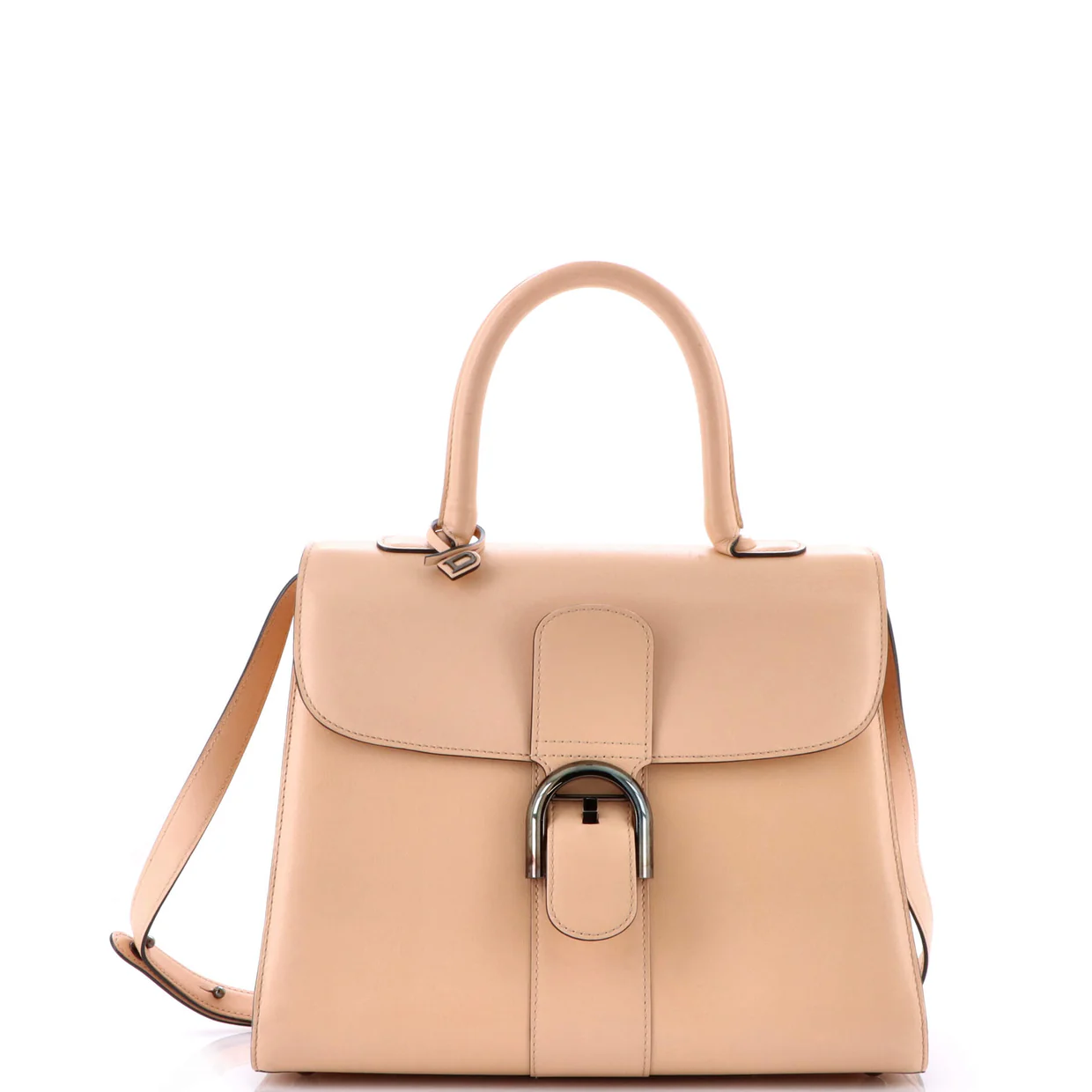 Brillant Top Handle Bag Leather MM - Deep Luxury