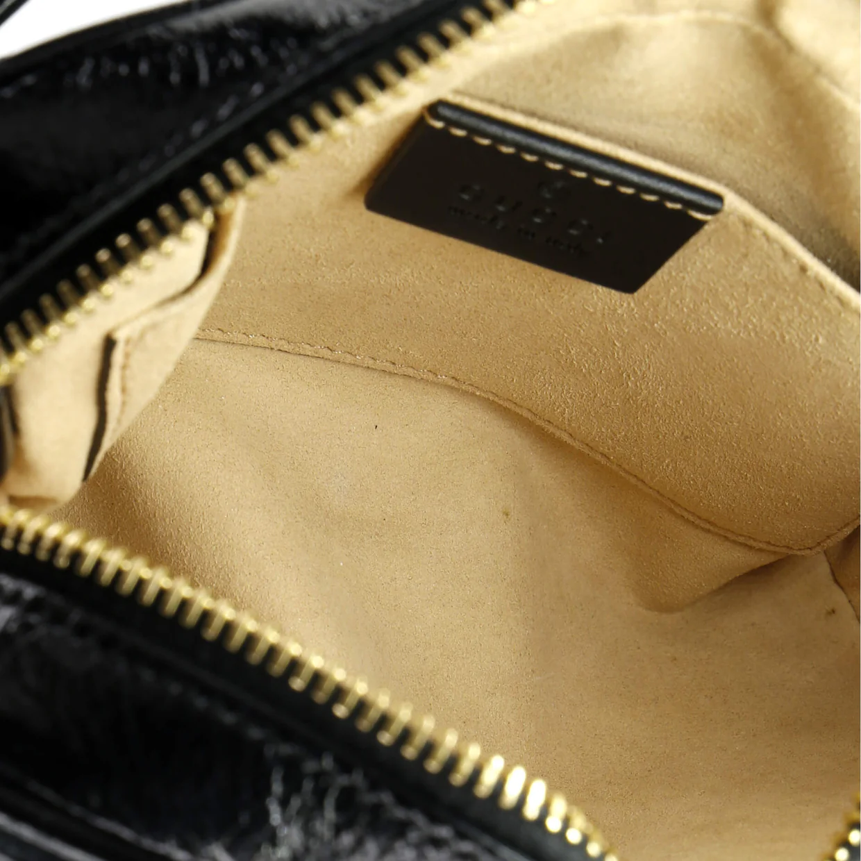 Ophidia Shoulder Bag Suede Mini - Deep Luxury