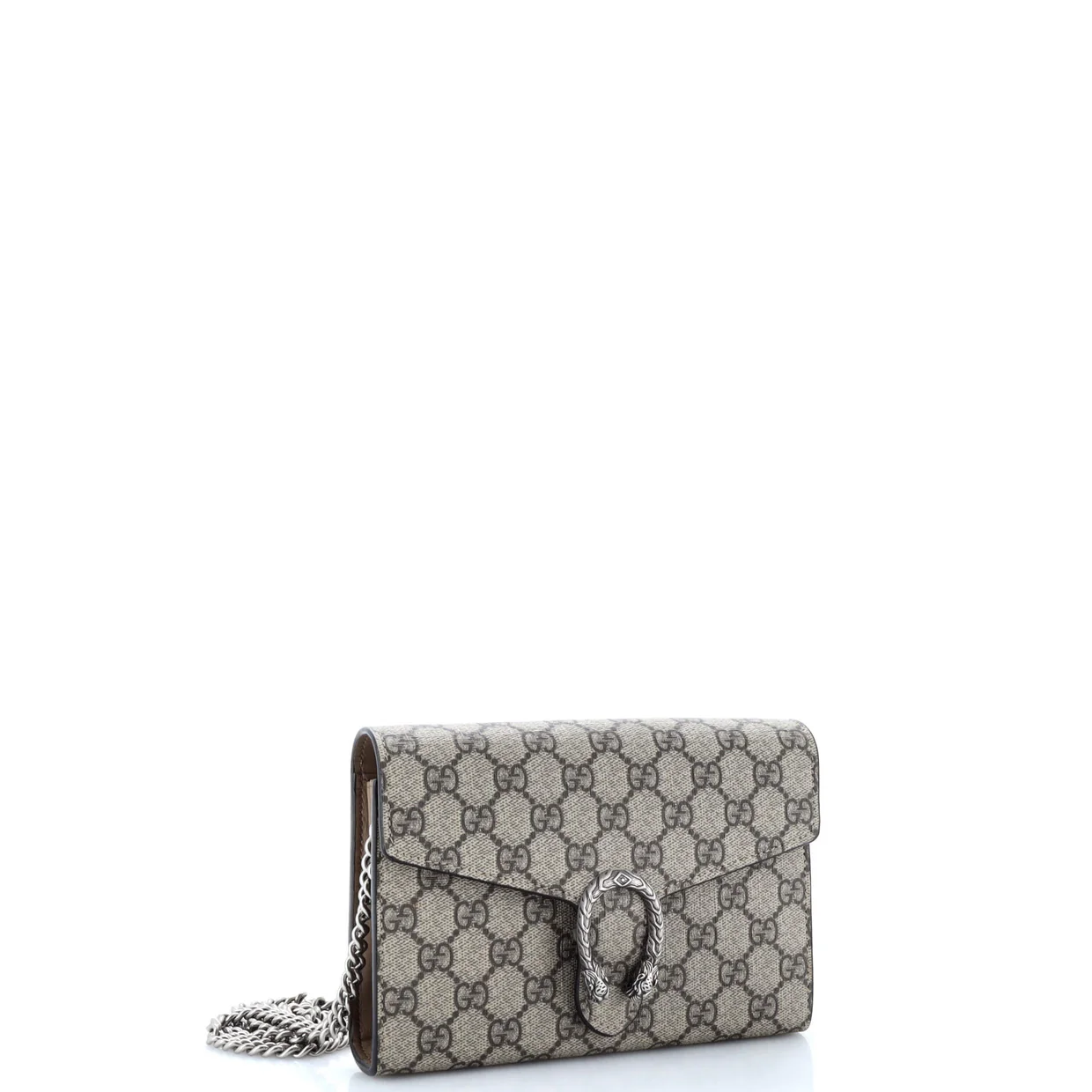 Dionysus Chain Wallet GG Coated Canvas Small - Deep Luxury