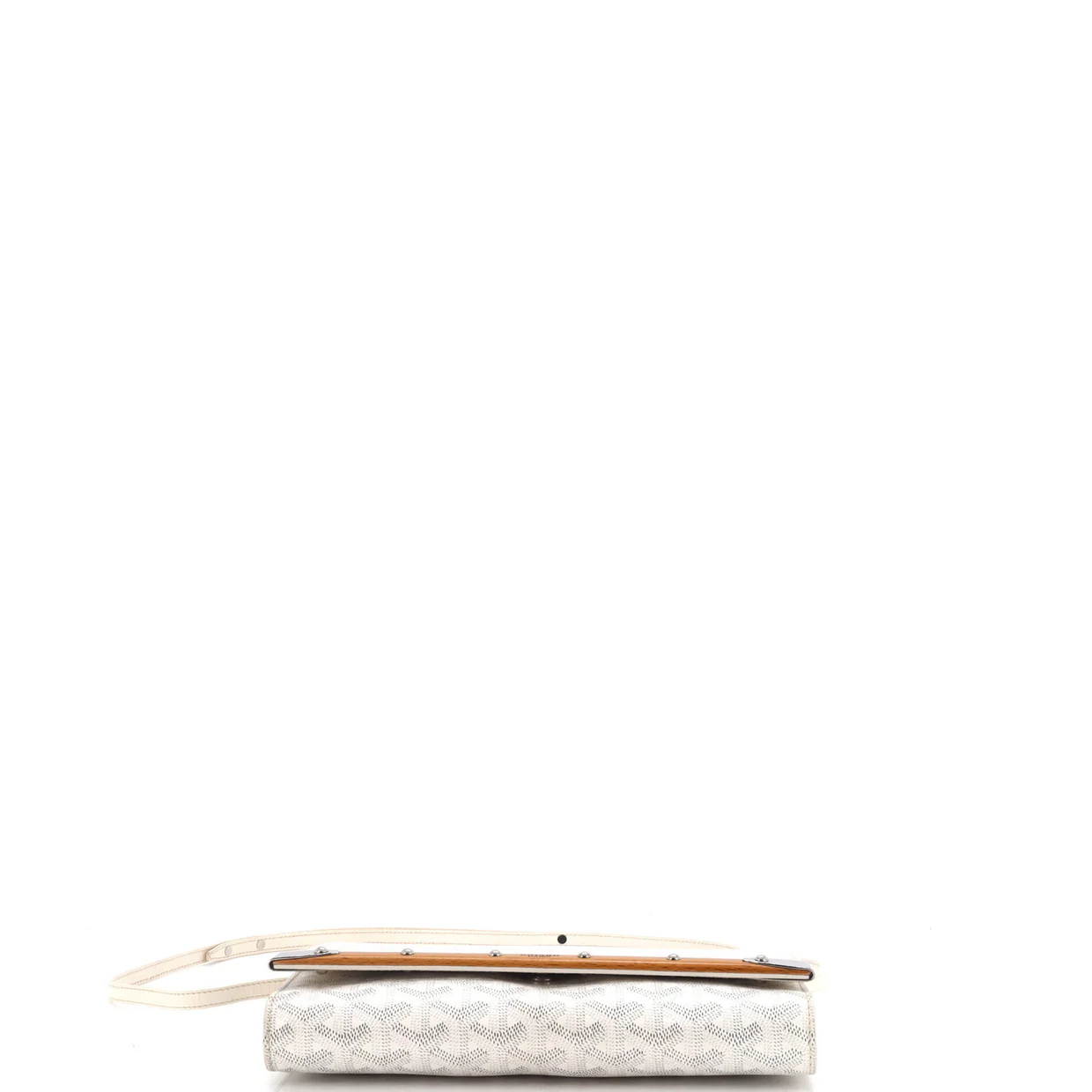 Monte Carlo Clutch with Strap Coated Canvas PM - Deep Luxury