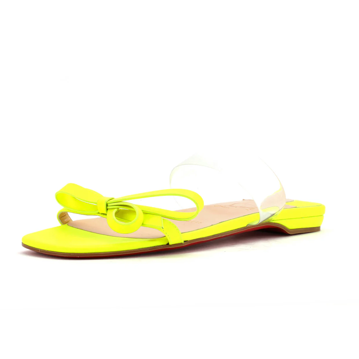 Women's Just Nodo Flat Slide Sandals Patent and PVC - Deep Luxury