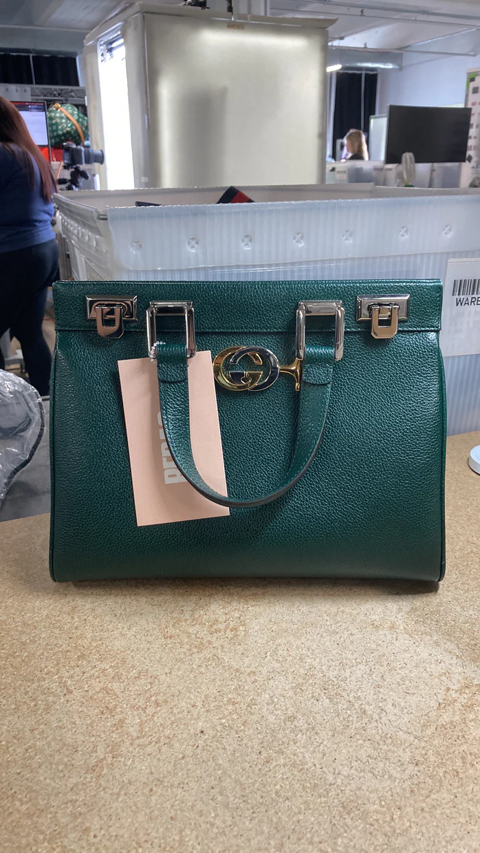 Zumi Top Handle Bag Leather Small - Deep Luxury