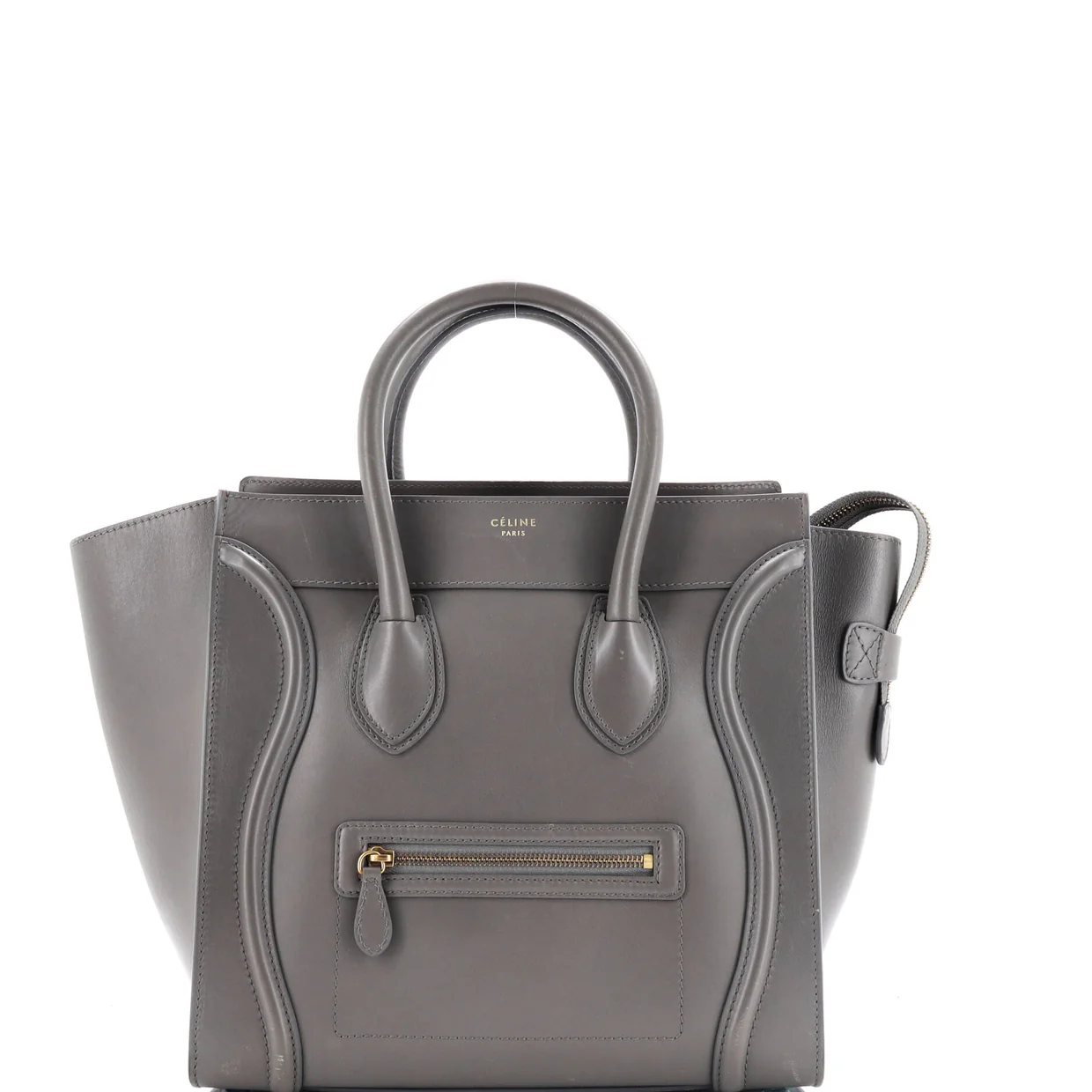 Luggage Bag Smooth Leather Mini - Deep Luxury