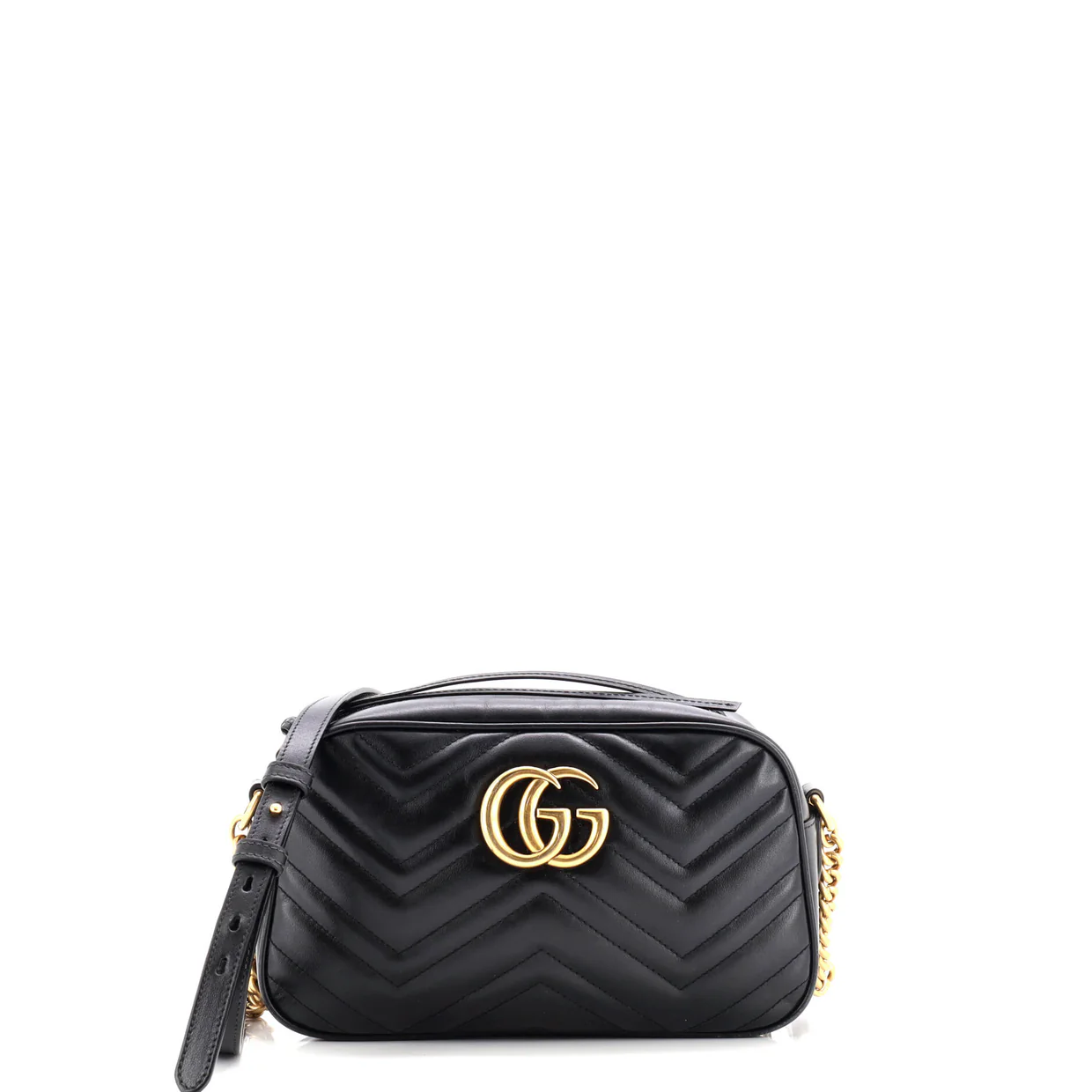 GG Marmont Shoulder Bag Matelasse Leather Small - Deep Luxury