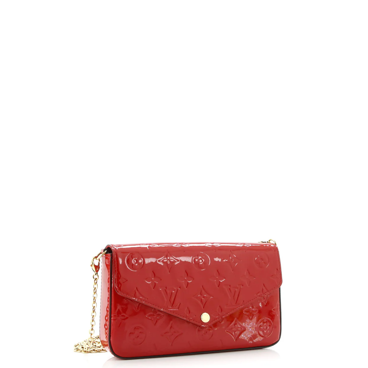 Felicie Pochette Monogram Vernis - Deep Luxury