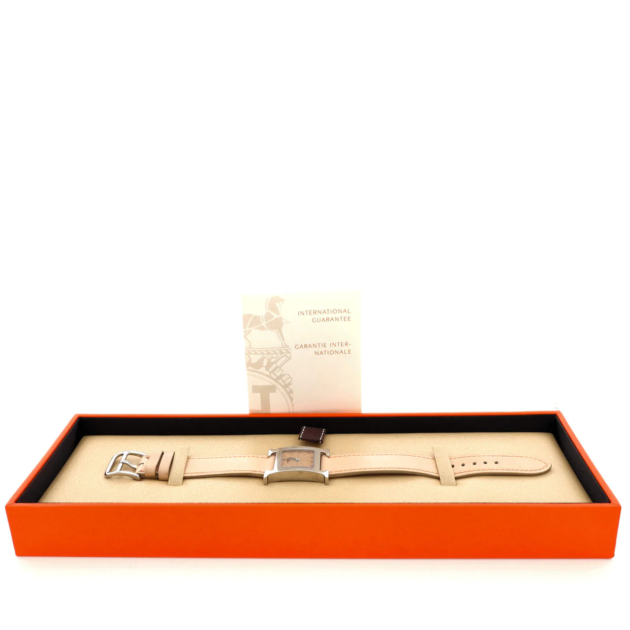 Heure H Quartz Watch Stainless Steel and Leather 21 - Deep Luxury