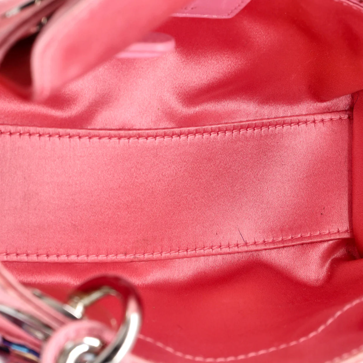 Lady Dior Bag Embellished Satin Mini - Deep Luxury