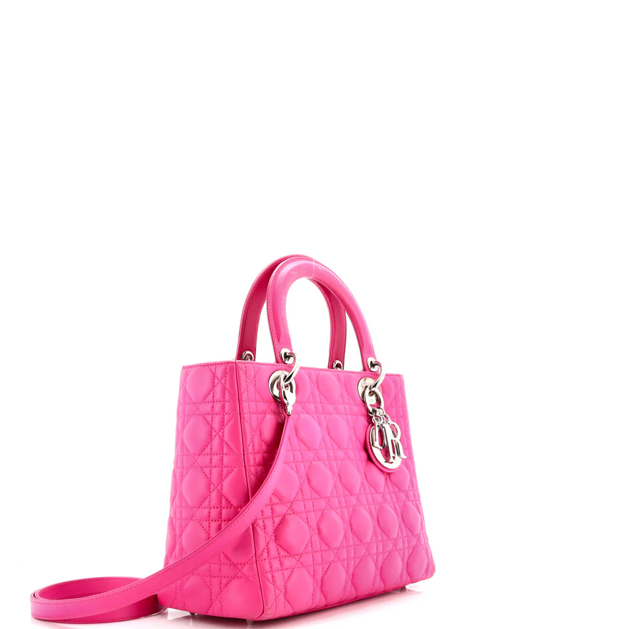 Lady Dior Bag Cannage Quilt Lambskin Medium - Deep Luxury