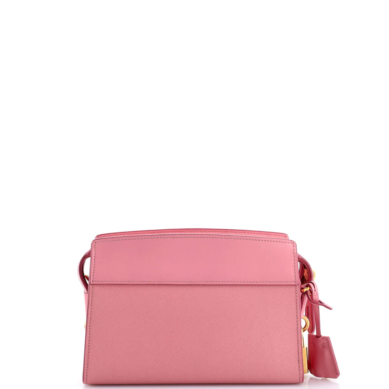 Esplanade Crossbody Bag Saffiano with City Calf Small - Deep Luxury