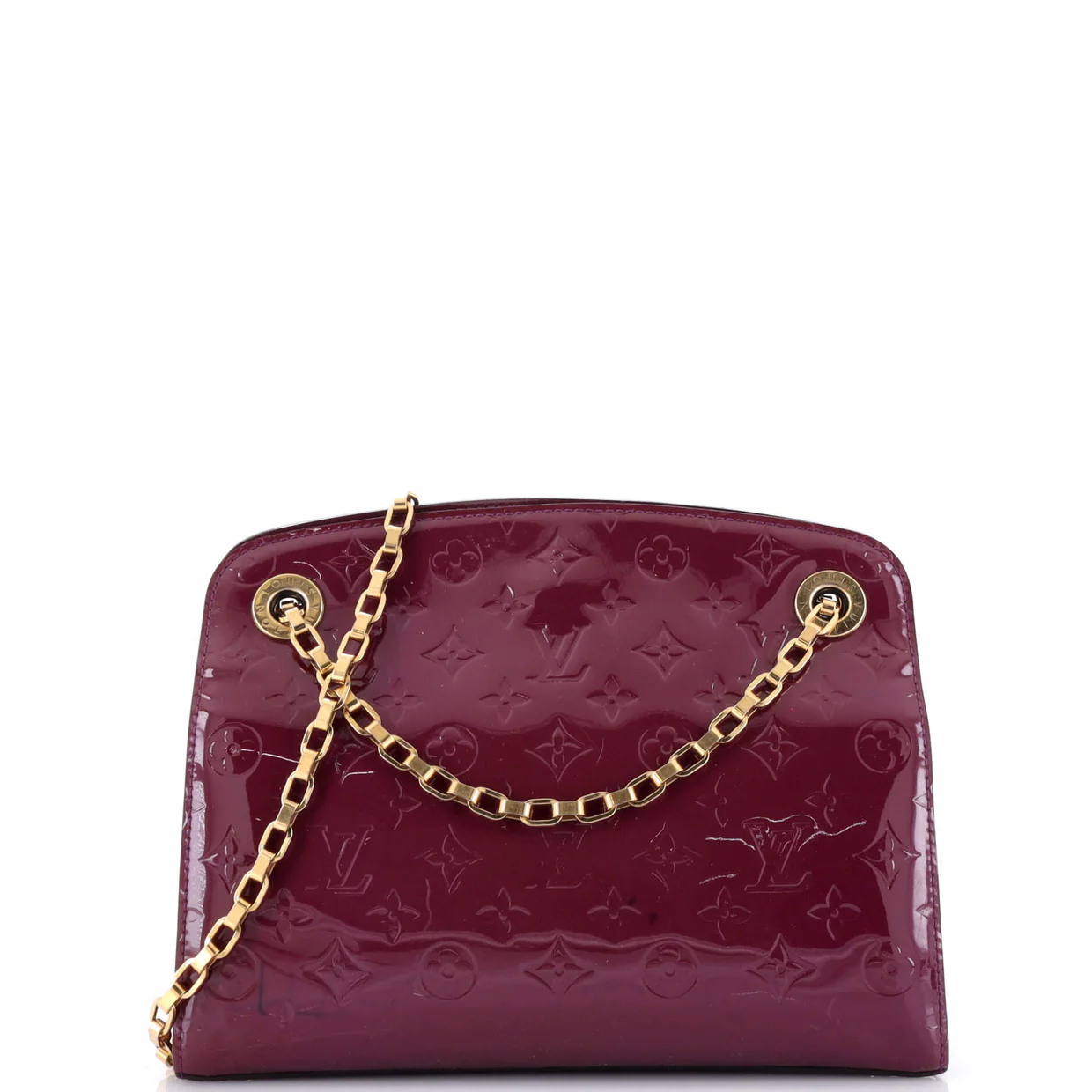 Virginia Handbag Monogram Vernis MM - Deep Luxury
