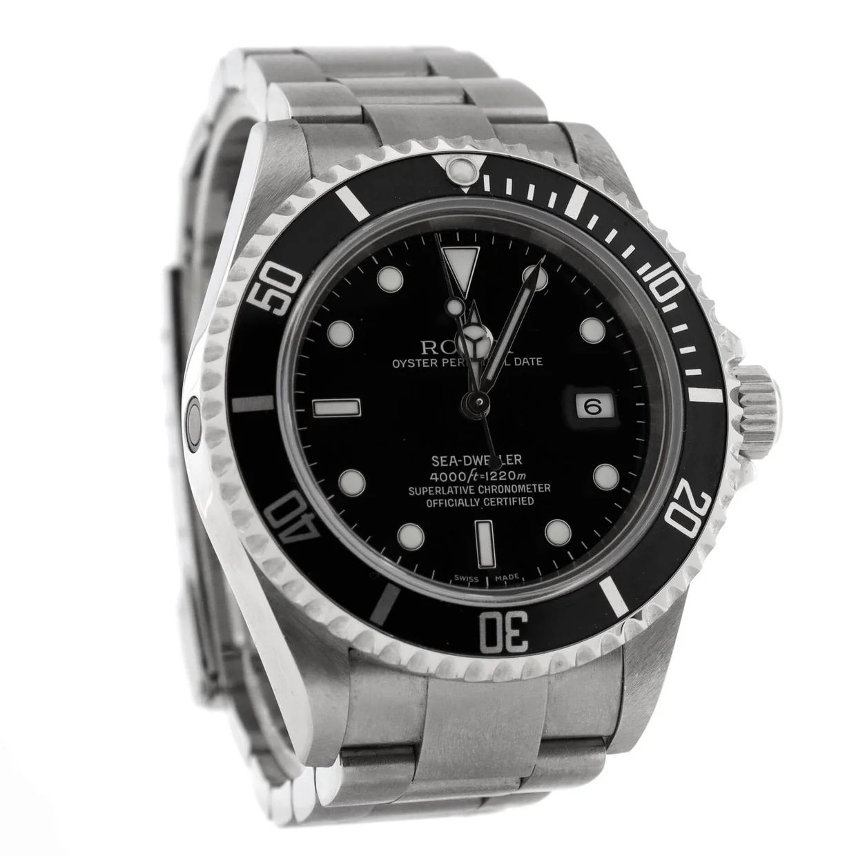Oyster Perpetual Sea-Dweller Automatic Watch Stainless Steel 40 - Deep Luxury