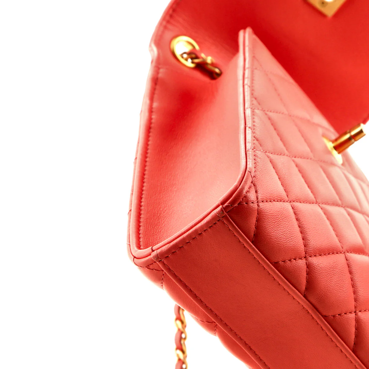 Pearl Crush Phone Holder Crossbody Bag Quilted Lambskin - Deep Luxury