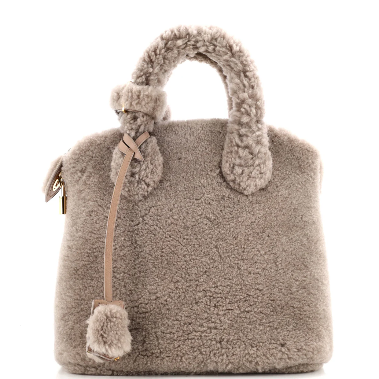 Lockit Handbag Shearling - Deep Luxury