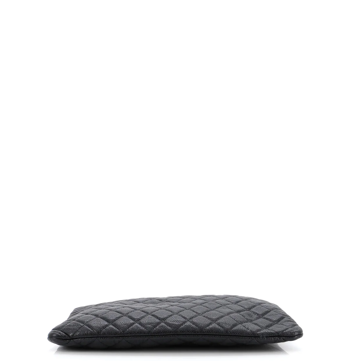 O Case Clutch Quilted Caviar Large - Deep Luxury