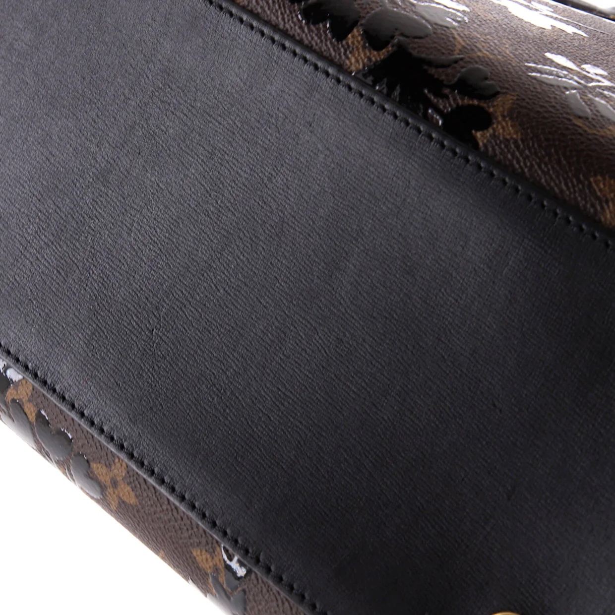 City Steamer Handbag Limited Edition Blossom Monogram Canvas and Leather MM - Deep Luxury