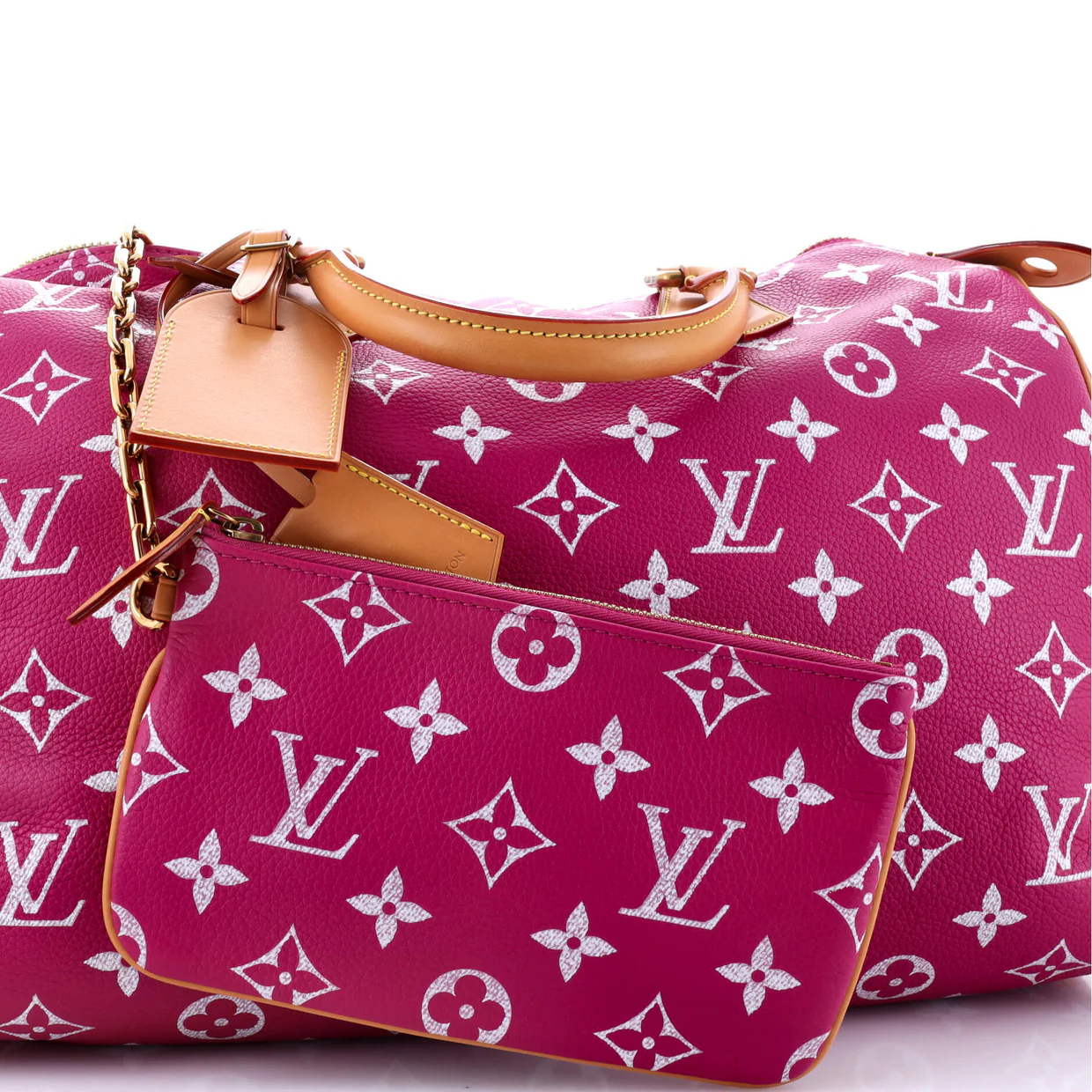 Speedy P9 Bandouliere Bag Monogram Leather 40 - Deep Luxury