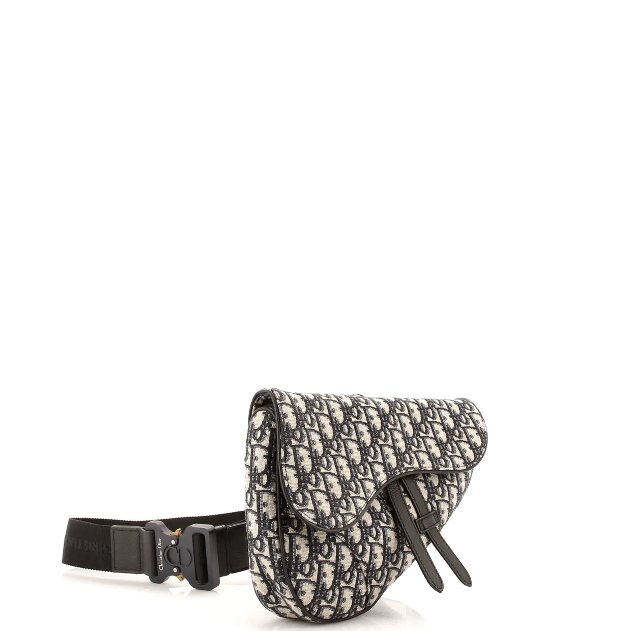 Saddle Crossbody Bag Oblique Canvas - Deep Luxury