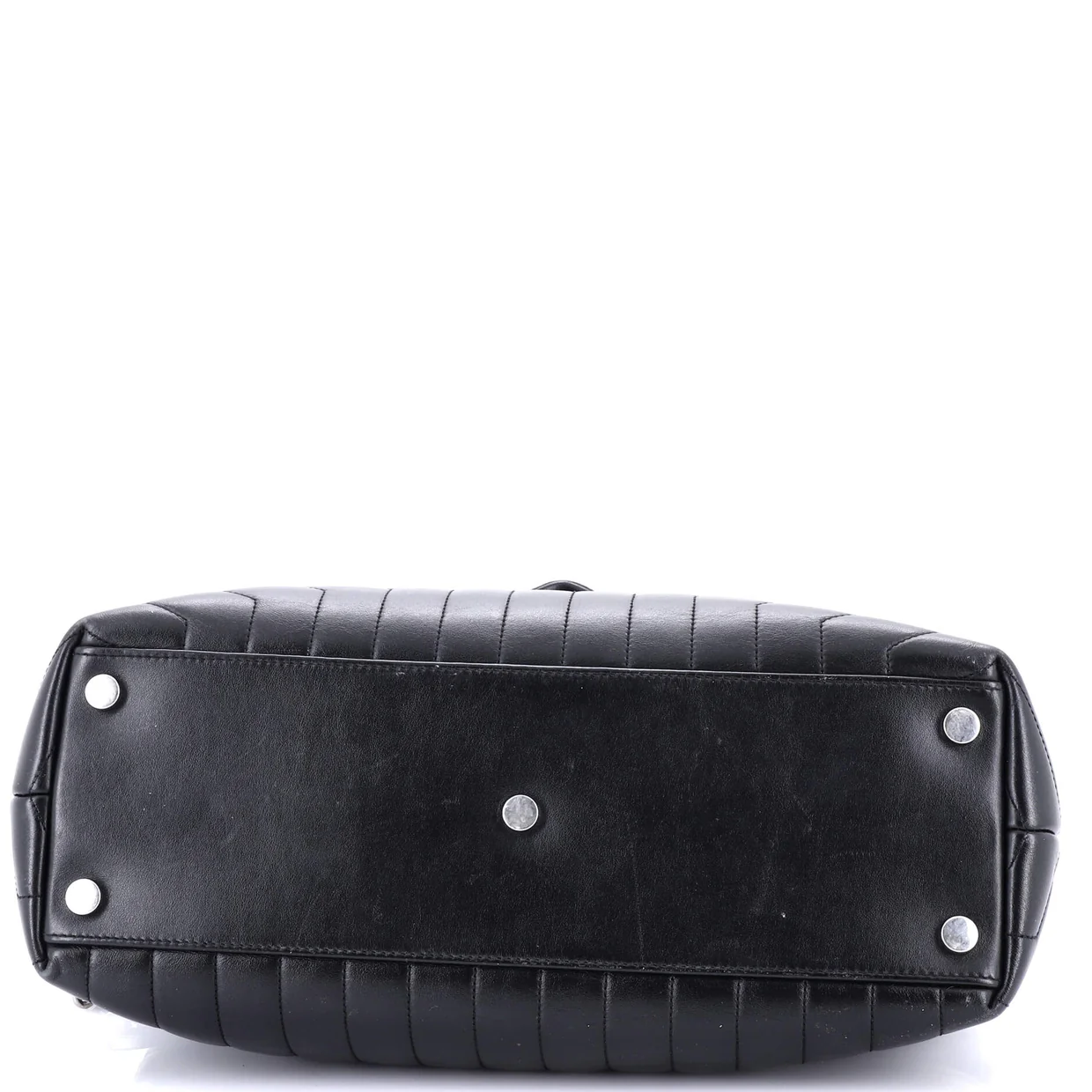 Loulou Shoulder Bag Matelasse Chevron Leather Large - Deep Luxury