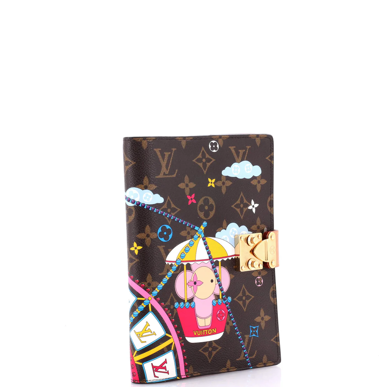 Paul Notebook Cover Limited Edition Vivienne Xmas Monogram Canvas MM - Deep Luxury