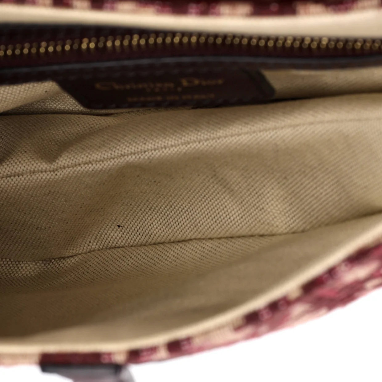 Saddle Handbag Oblique Canvas Medium - Deep Luxury