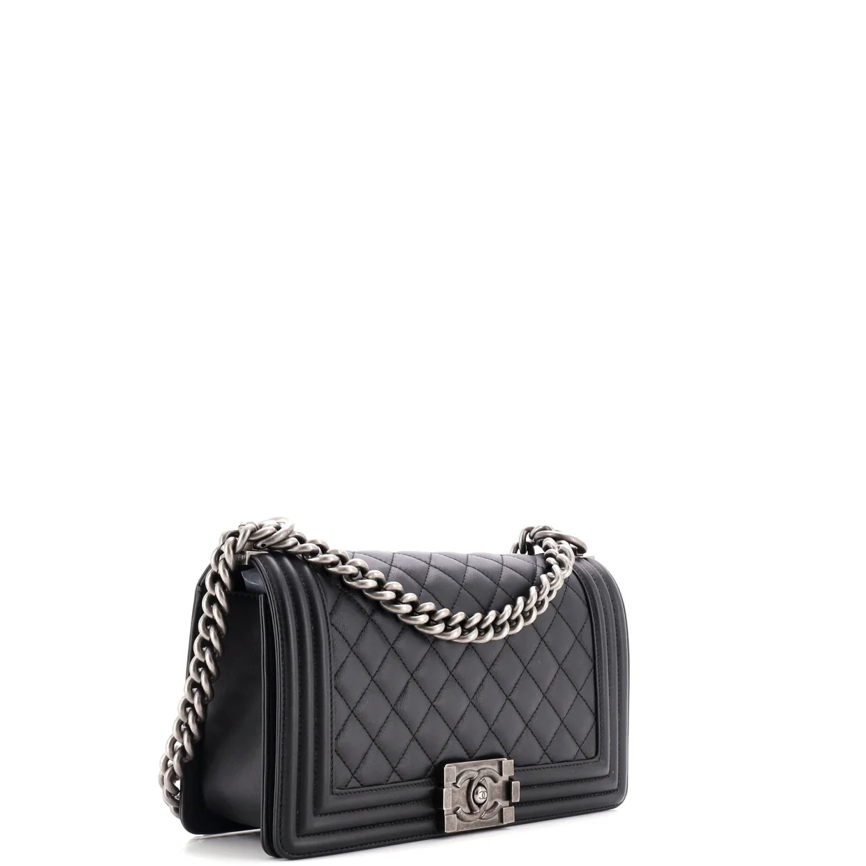 Boy Flap Bag Quilted Lambskin Old Medium - Deep Luxury