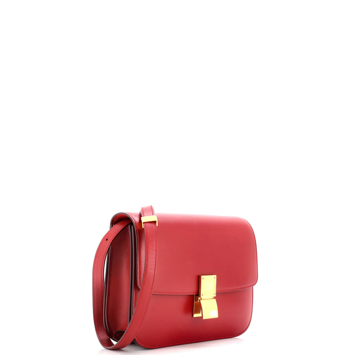 Classic Box Bag Smooth Leather Medium - Deep Luxury