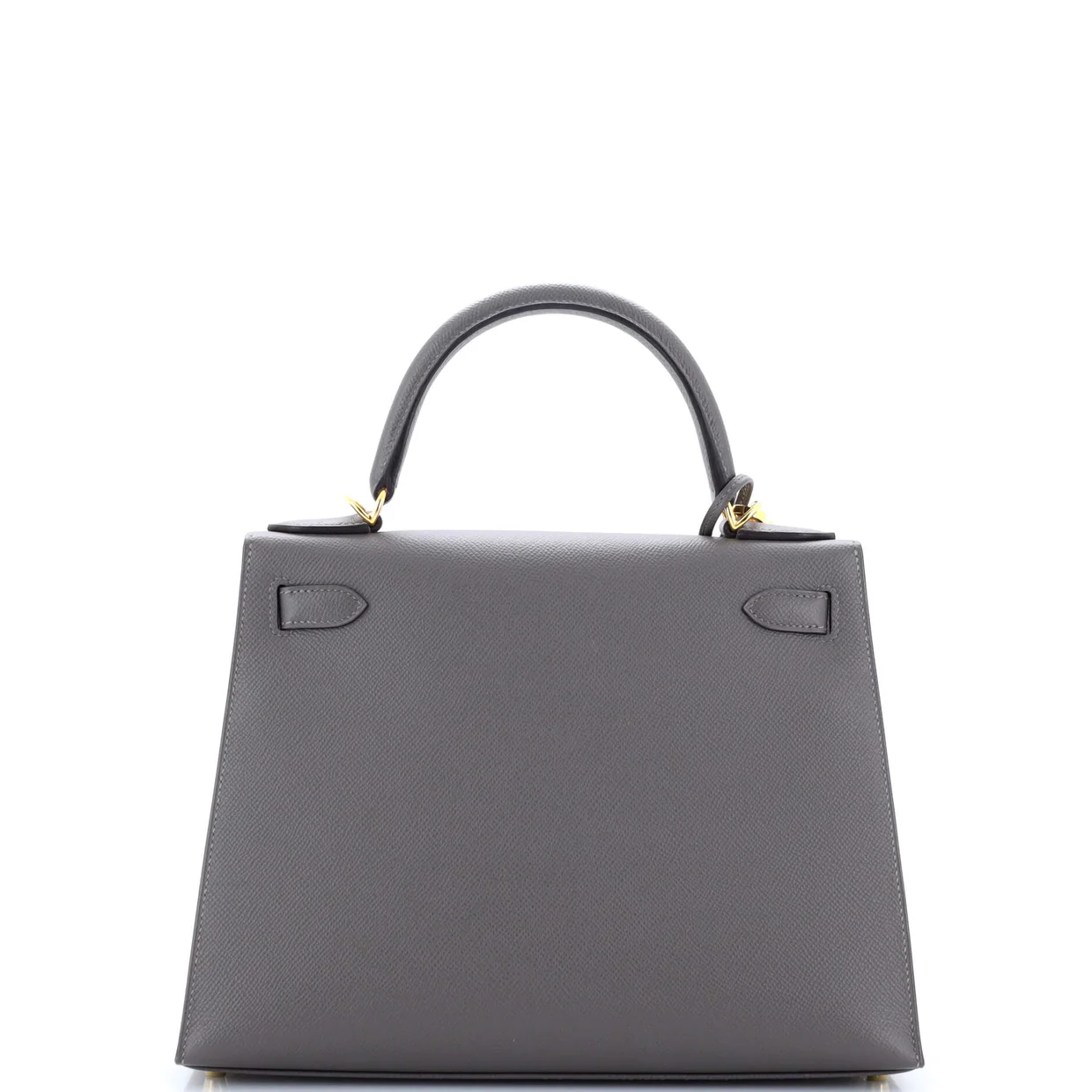 Kelly Handbag Grey Epsom with Gold Hardware 28 - Deep Luxury