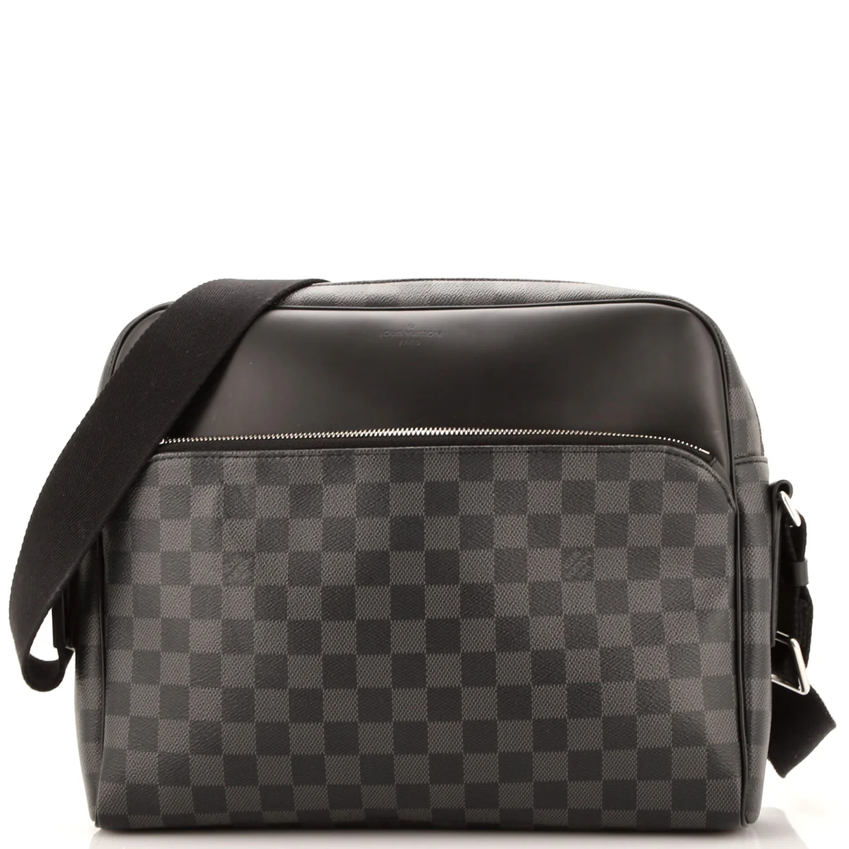 Dayton Reporter Bag Damier Graphite MM - Deep Luxury