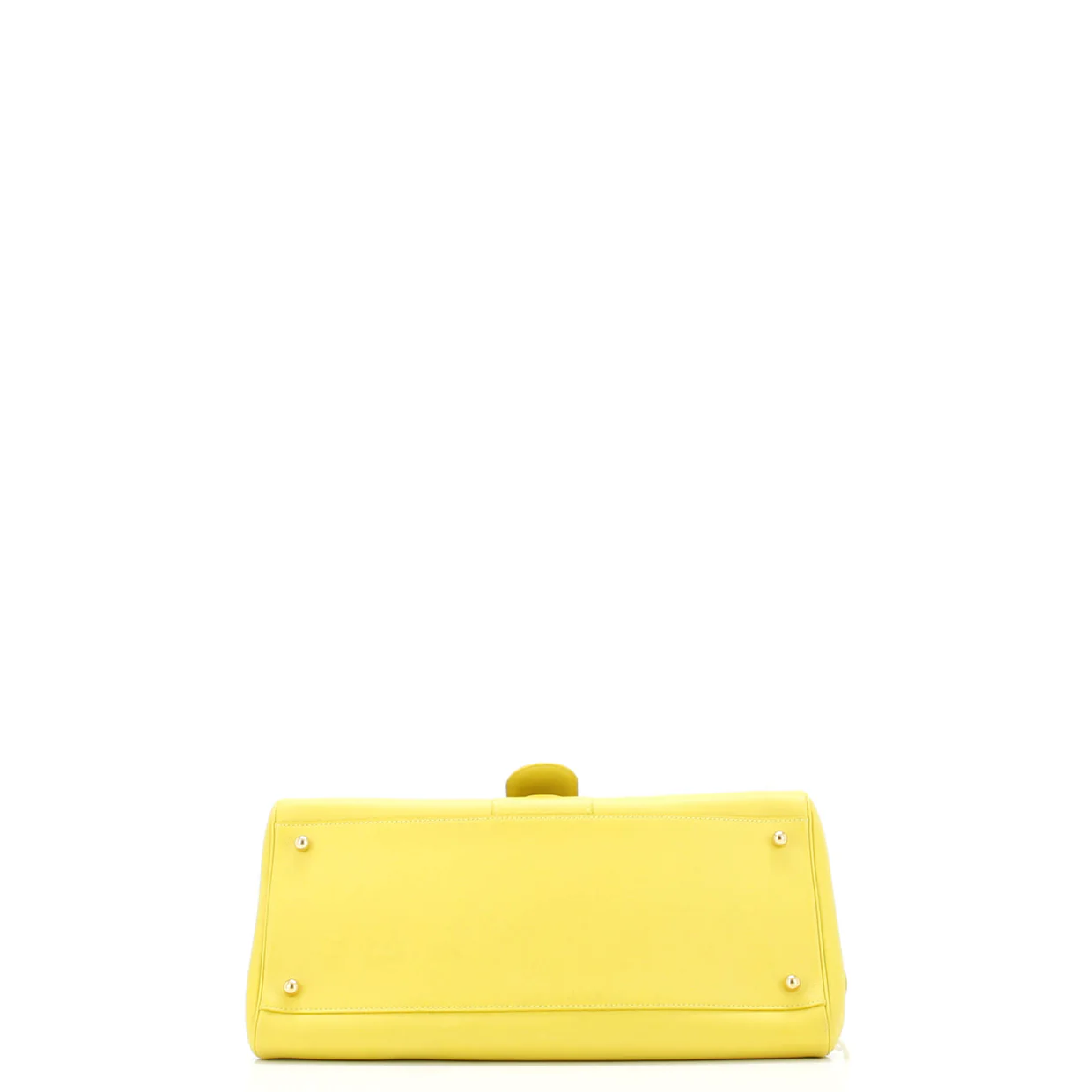 East West Brillant Top Handle Bag Leather Small - Deep Luxury