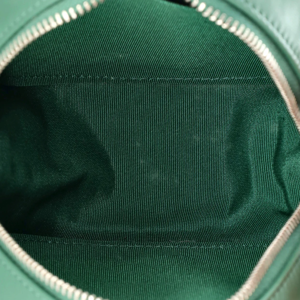 Round Clutch with Chain Quilted Lambskin Mini - Deep Luxury