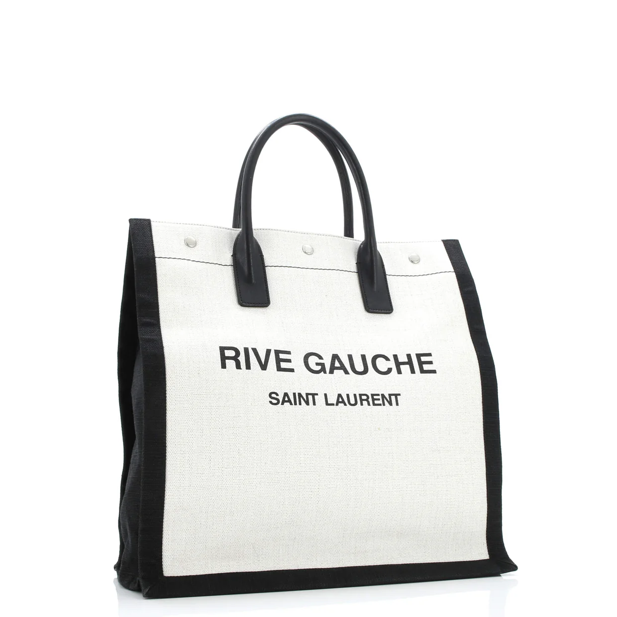 Rive Gauche Shopper Tote Canvas Tall - Deep Luxury