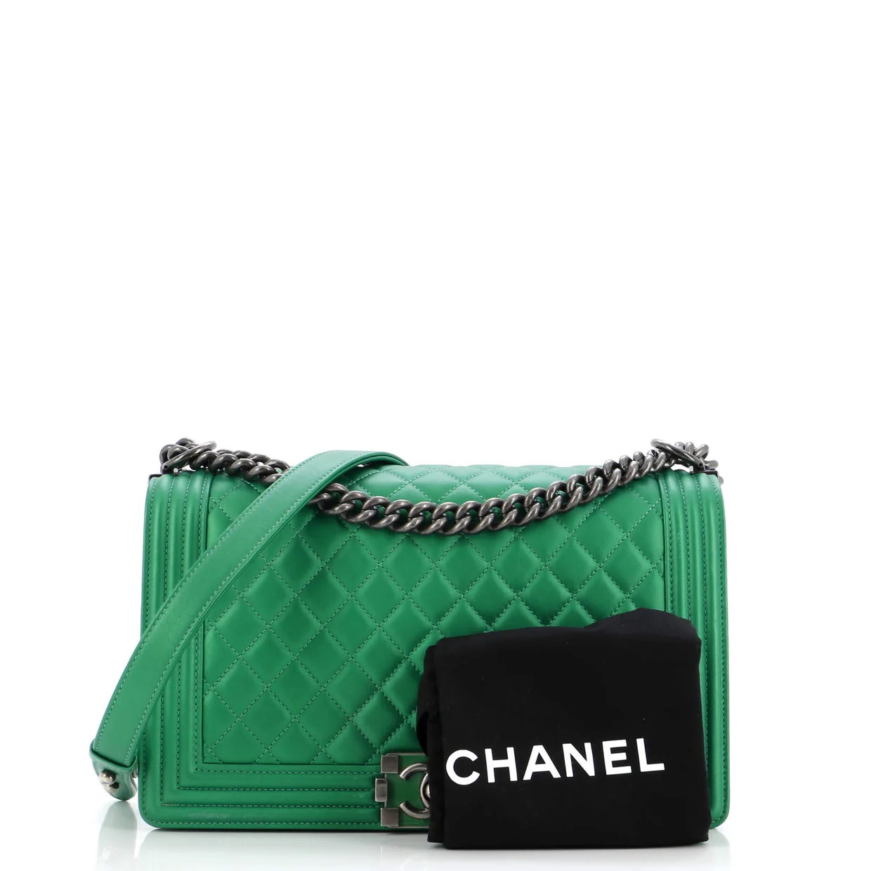 Boy Flap Bag Quilted Lambskin New Medium - Deep Luxury