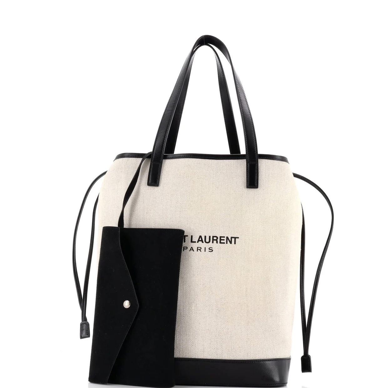 Teddy Shopping Tote Canvas with Leather - Deep Luxury
