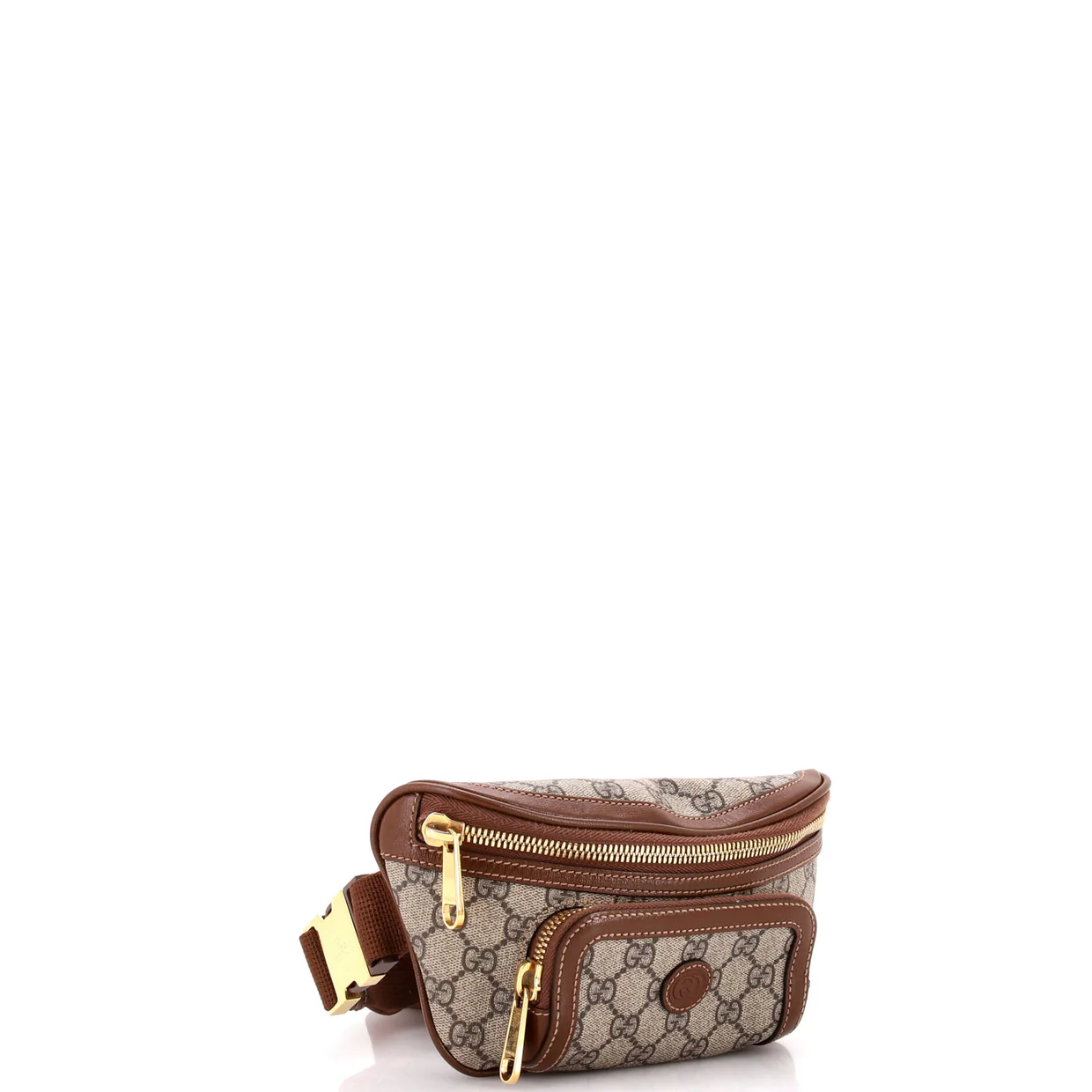 Interlocking G Patch Belt Bag GG Coated Canvas - Deep Luxury