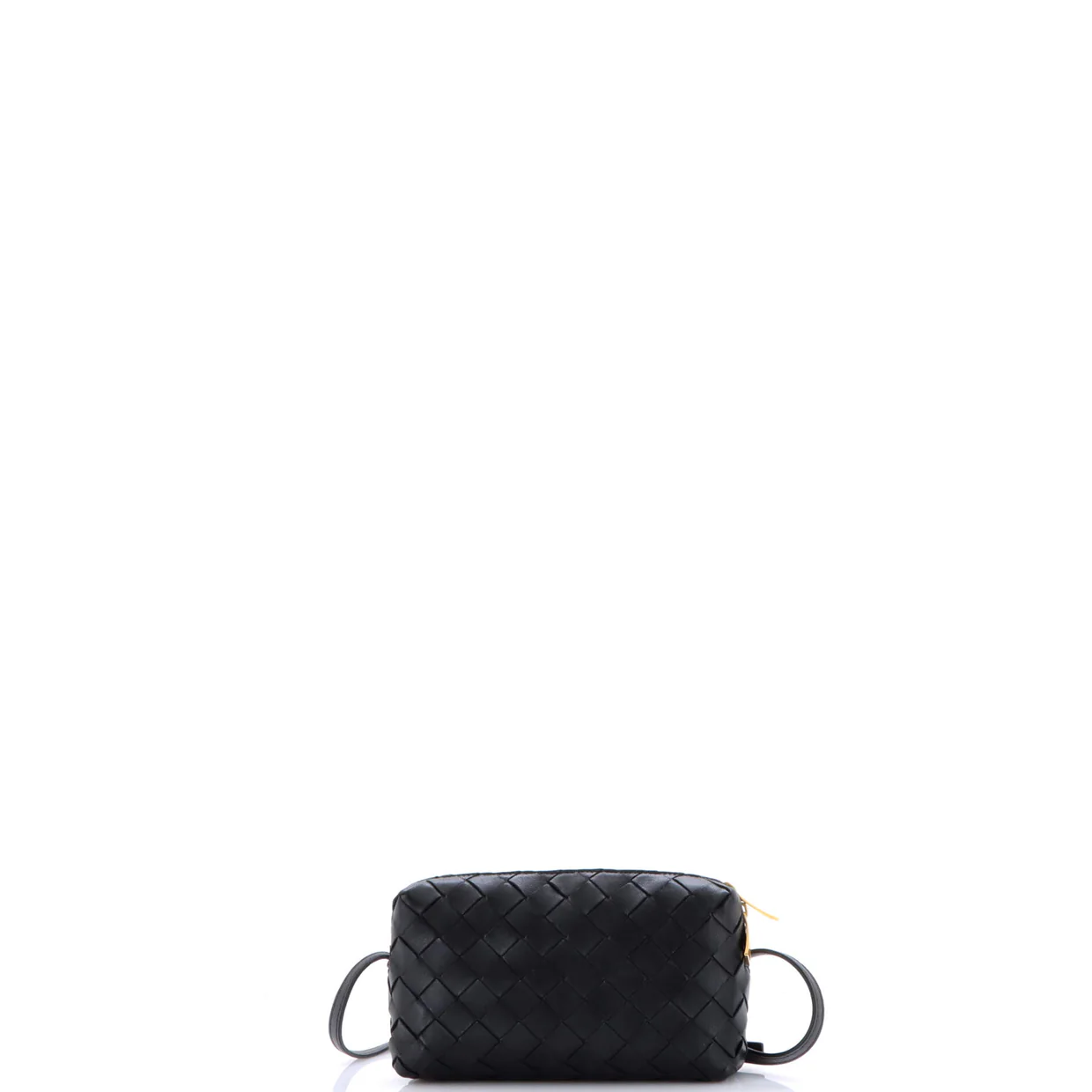 Zip Crossbody Bag Intrecciato Nappa Mini - Deep Luxury