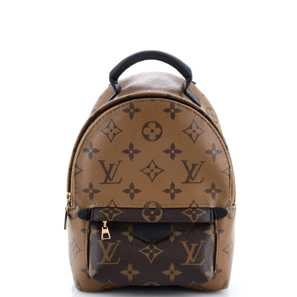 Palm Springs Backpack Reverse Monogram Canvas Mini - Deep Luxury