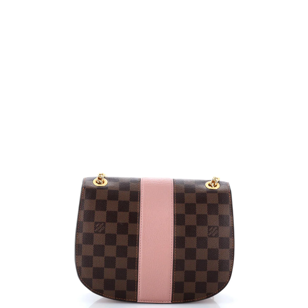 Wight Handbag Damier with Leather - Deep Luxury