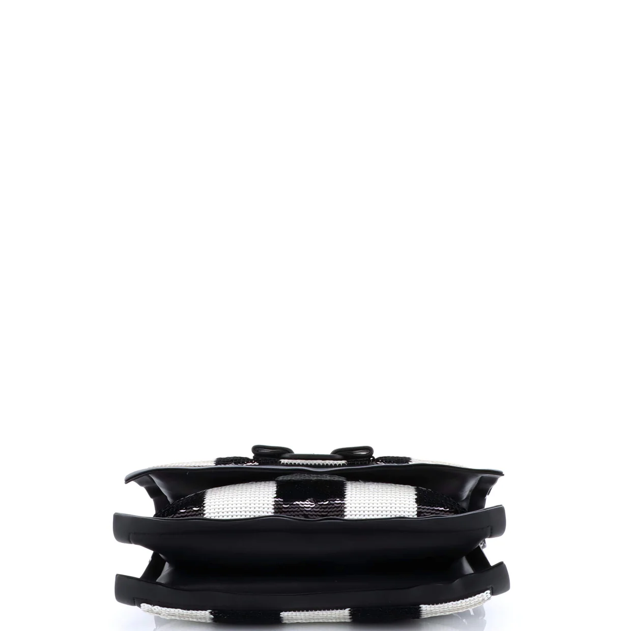 Viva Bow Flap Bag Sequin Embellished Leather Small - Deep Luxury