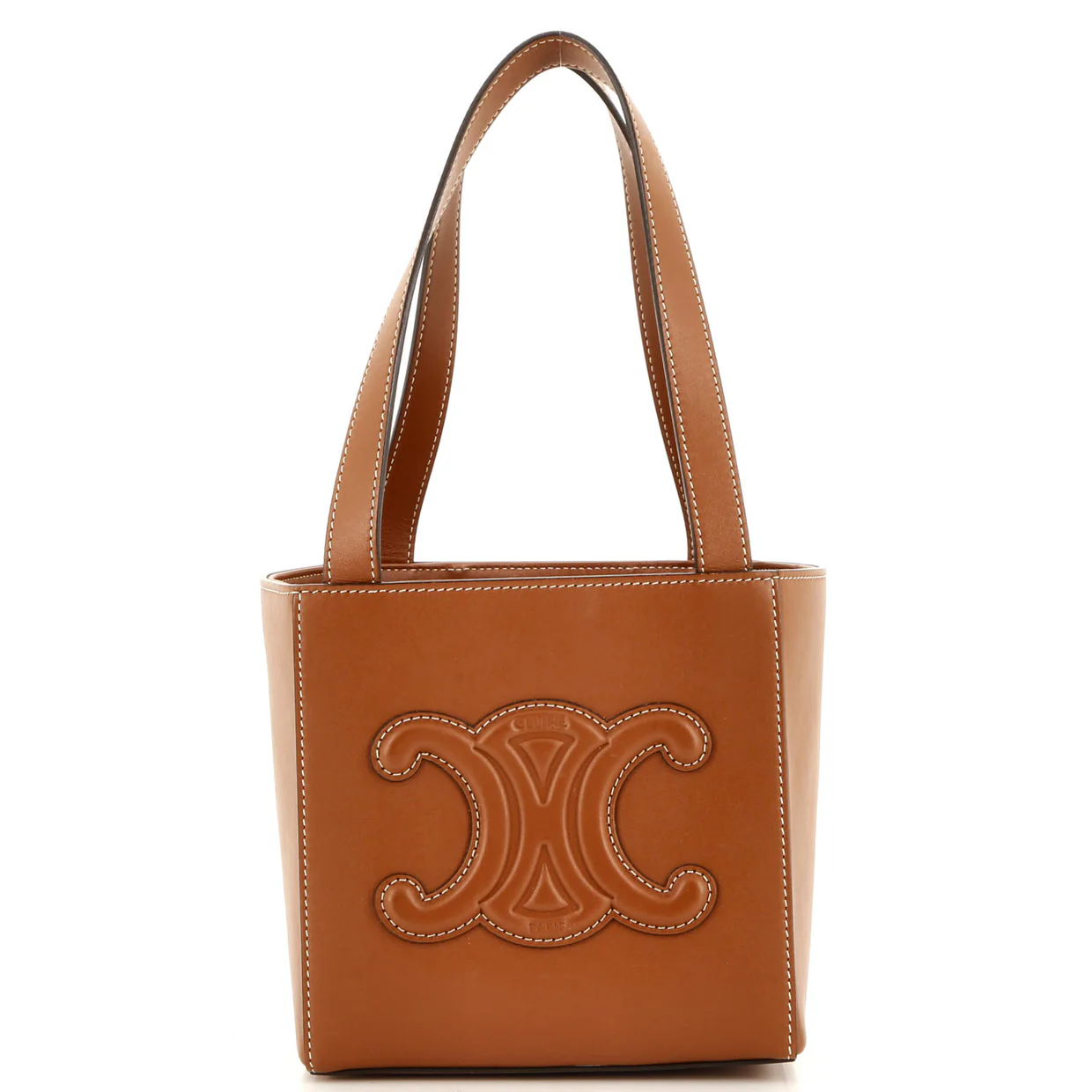 Cuir Triomphe Cube Bag Leather - Deep Luxury