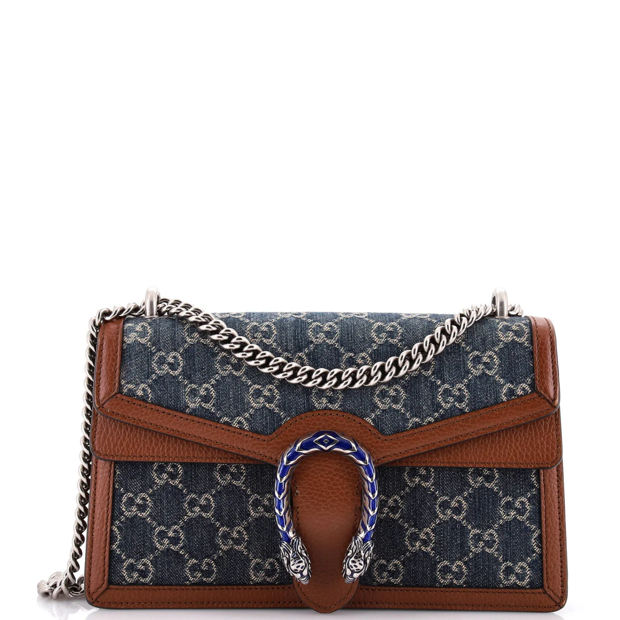 Dionysus Bag GG Denim Small - Deep Luxury