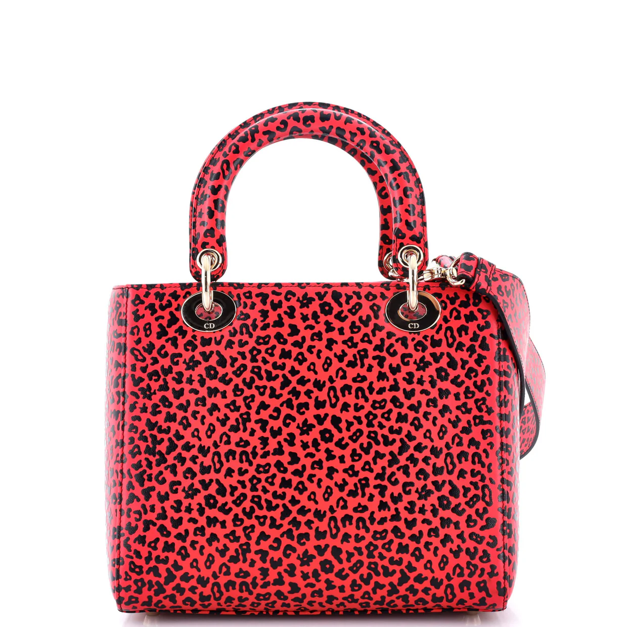 Lady Dior Bag Printed Leather Medium - Deep Luxury