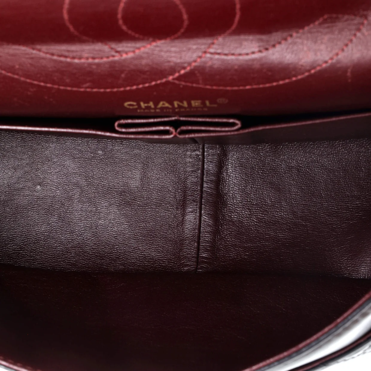 Reissue 2.55 Flap Bag Quilted Aged Calfskin 227 - Deep Luxury