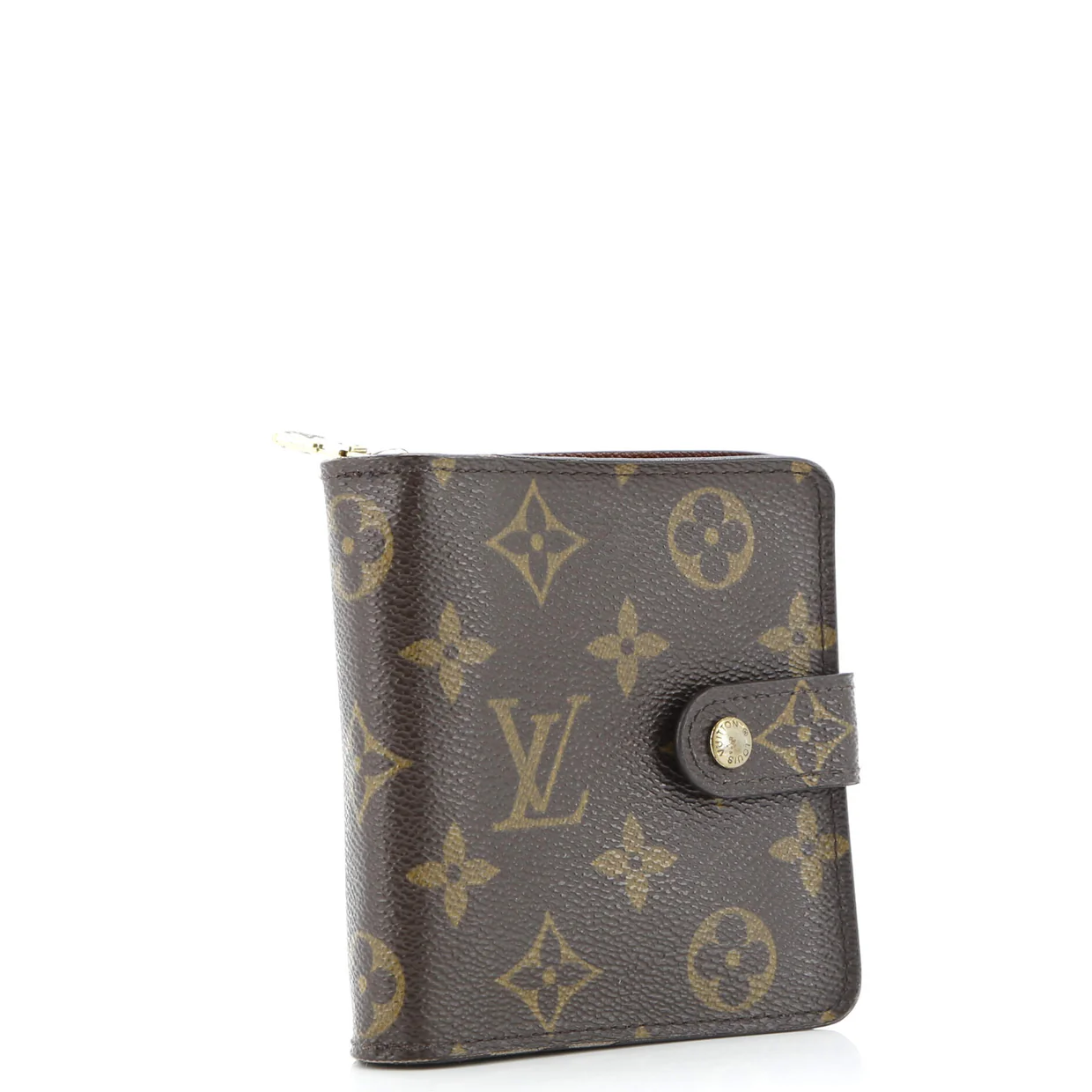 Compact Zippe Wallet Monogram Canvas - Deep Luxury