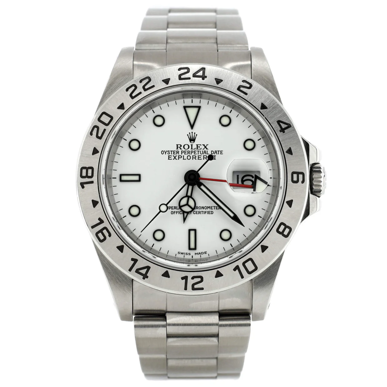 Oyster Perpetual Explorer II Automatic Watch Stainless Steel 40 - Deep Luxury