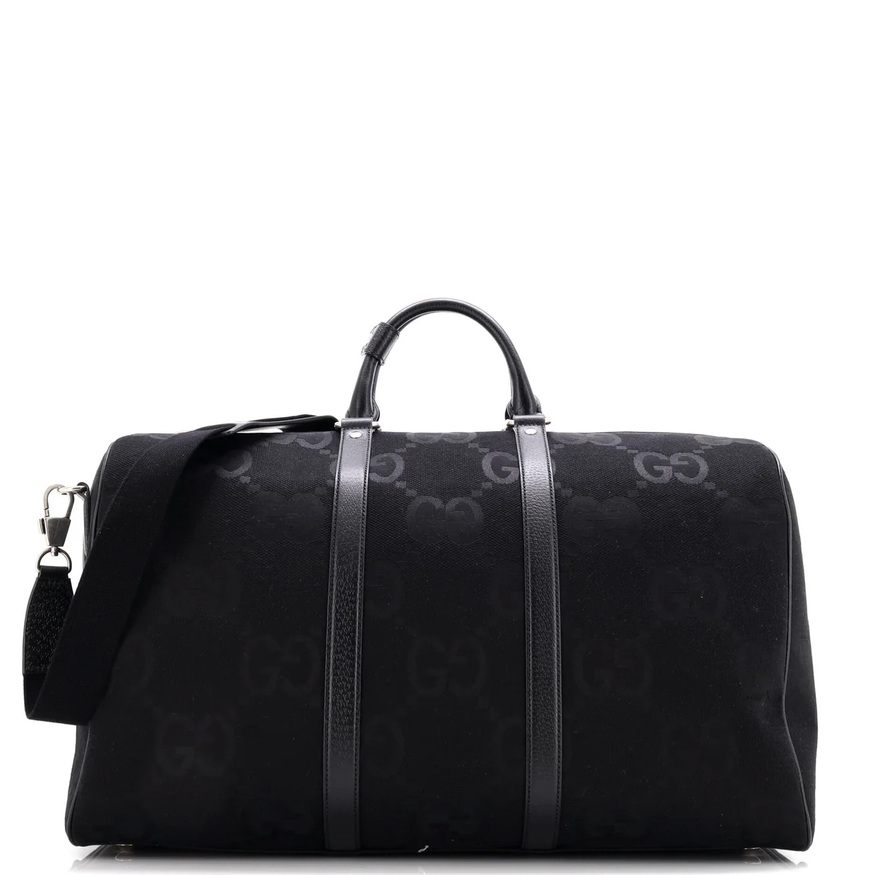 Convertible Duffle Bag Jumbo GG Canvas Large - Deep Luxury